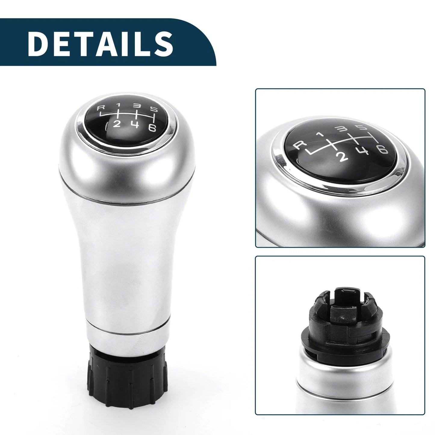 6 Speed Manual Gear Shifter Knob for Mercedes-Benz C-Class (2000-2014)