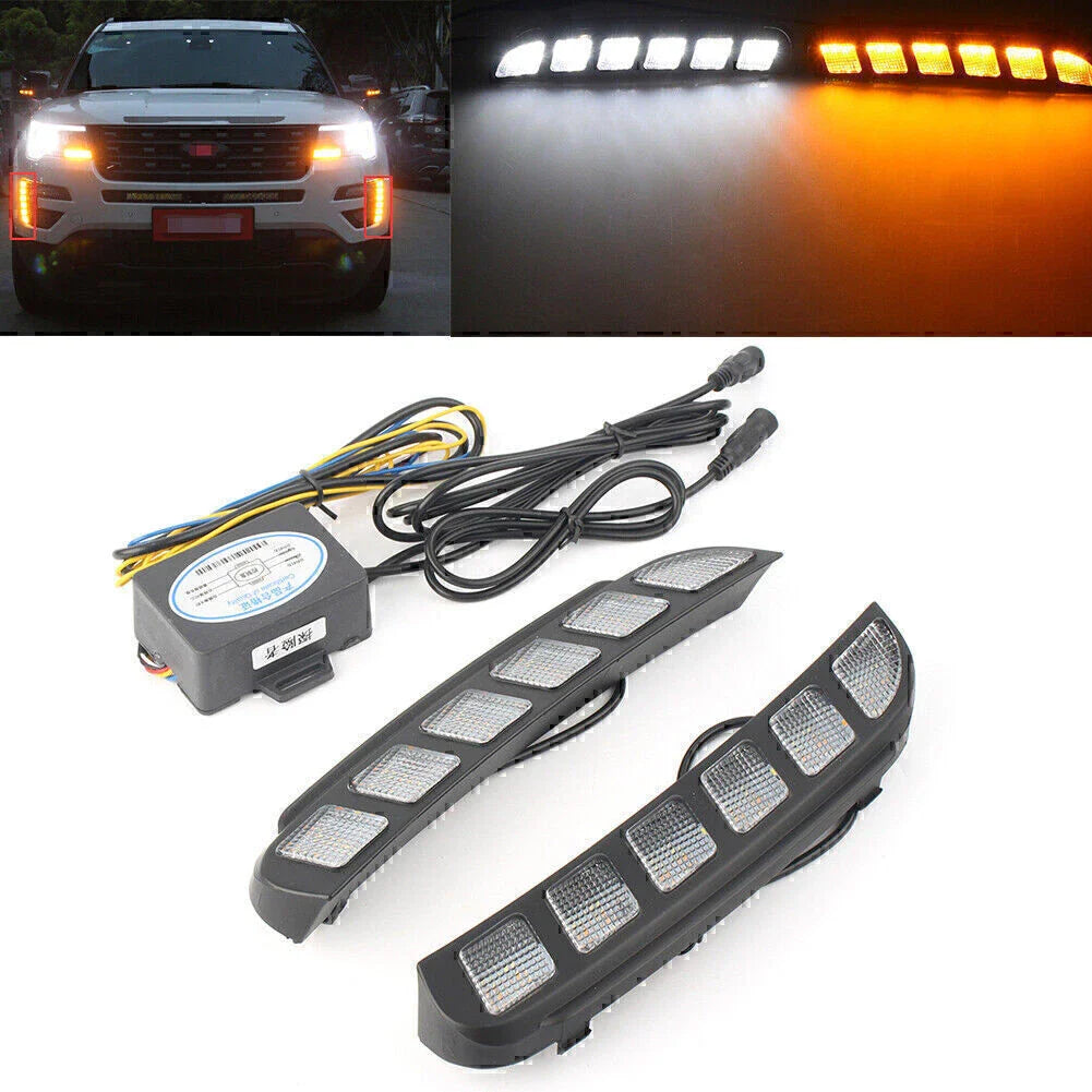 LED Daytime Running Lights Signal Lamp for Ford Explorer (2016-2017)