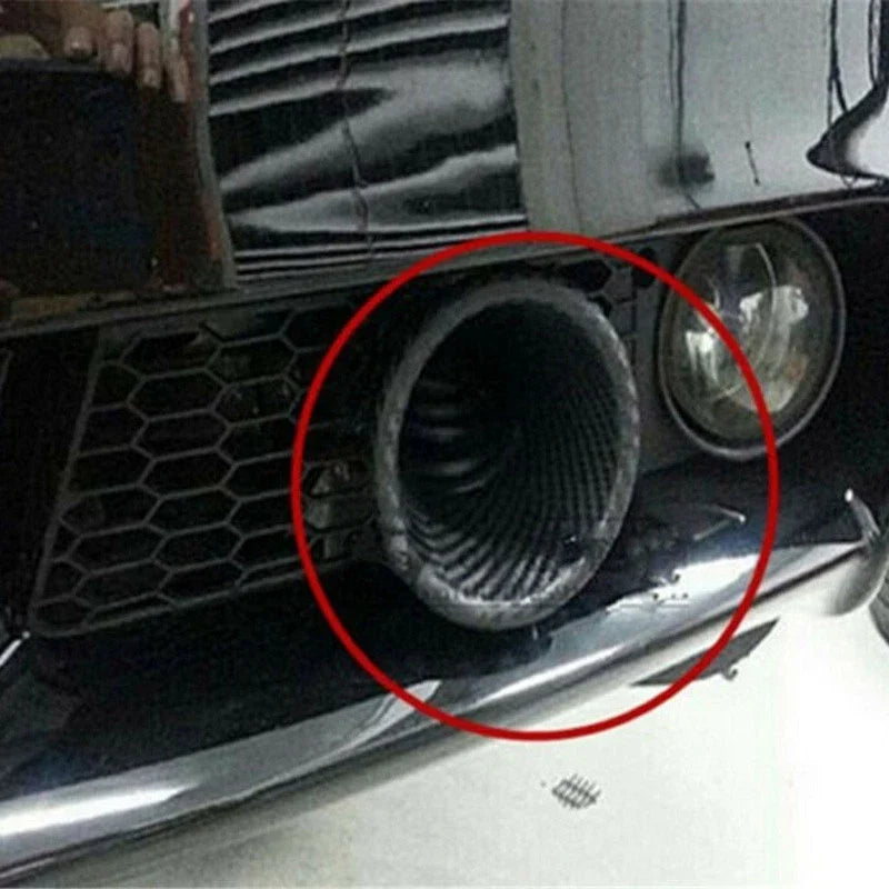 Air Intake Pipe Carbon Fiber Style for Turbo Front Bumper Car