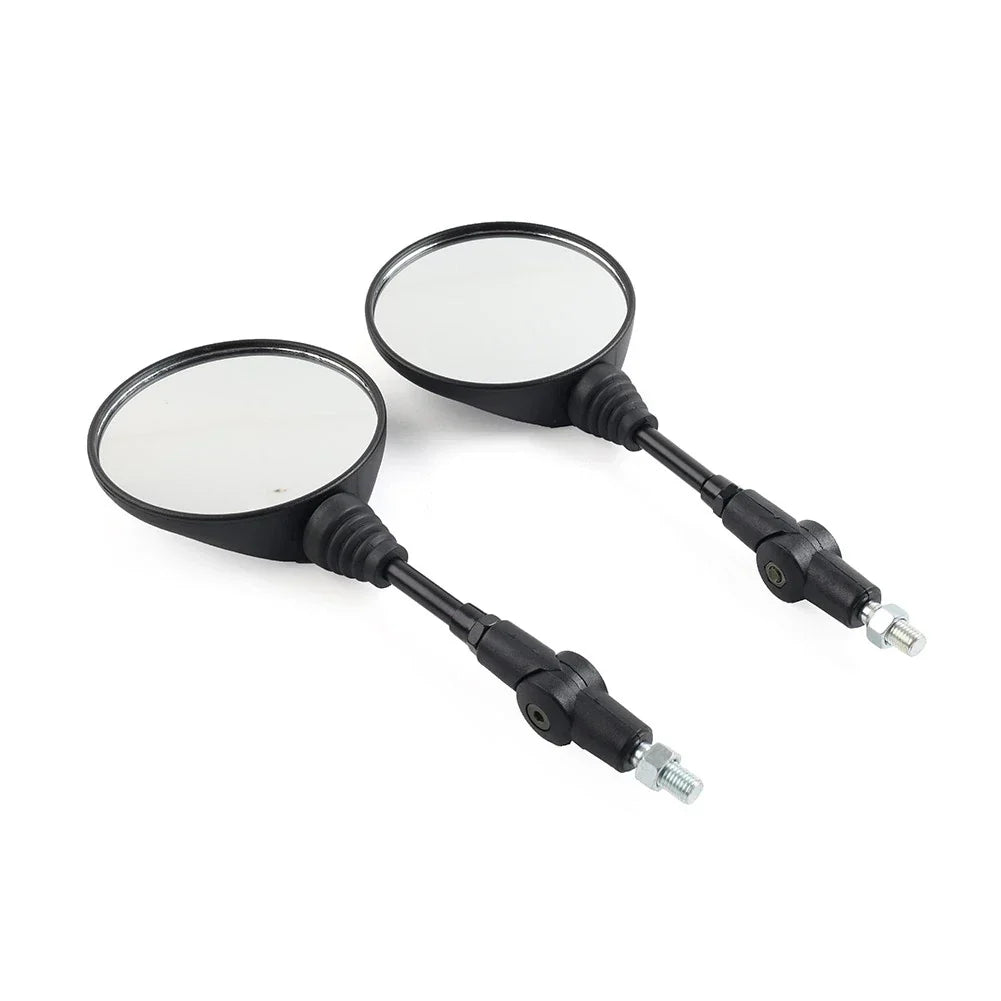 Universal 10mm Folding Side Rearview Mirrors for Dirtbike Motorcycle