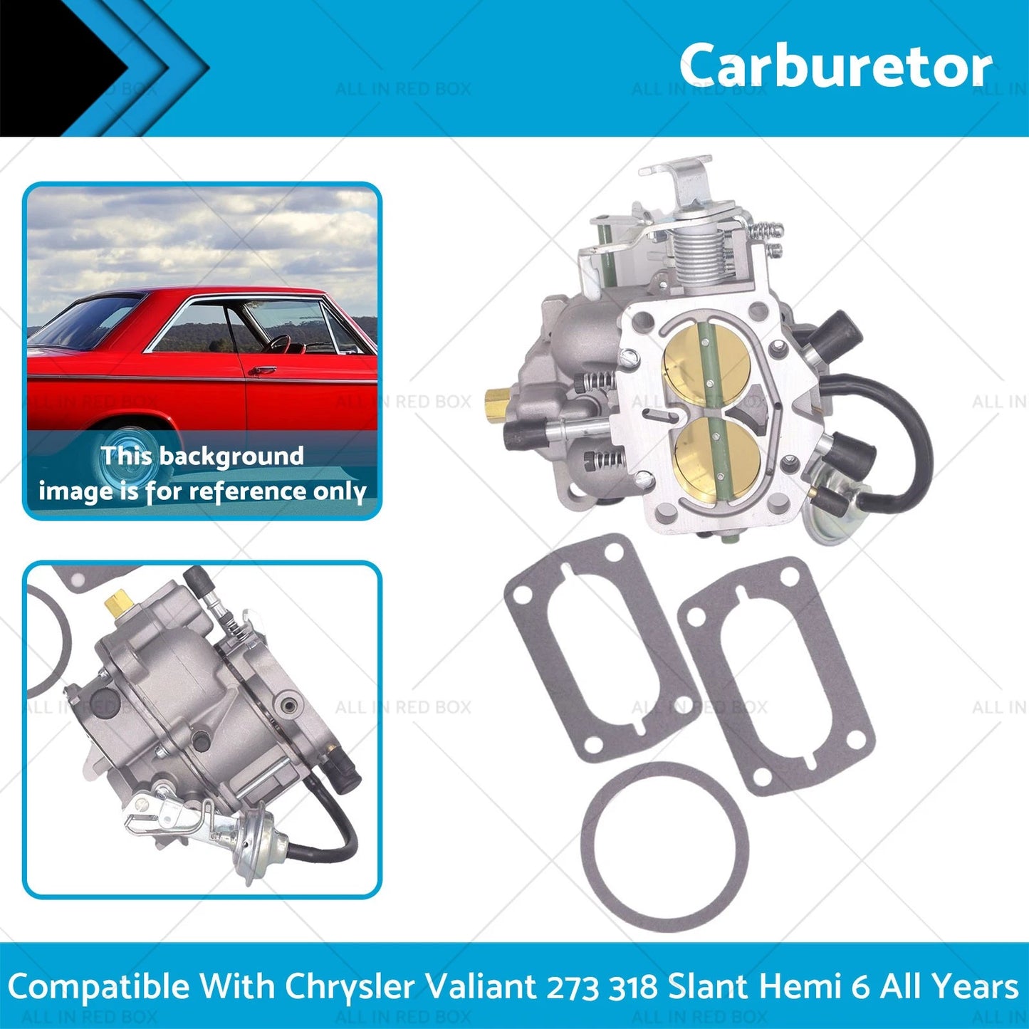 HI-TOP Carter 2BBL Carburetors for Chrysler Valiant 273 318 Hemi 6
