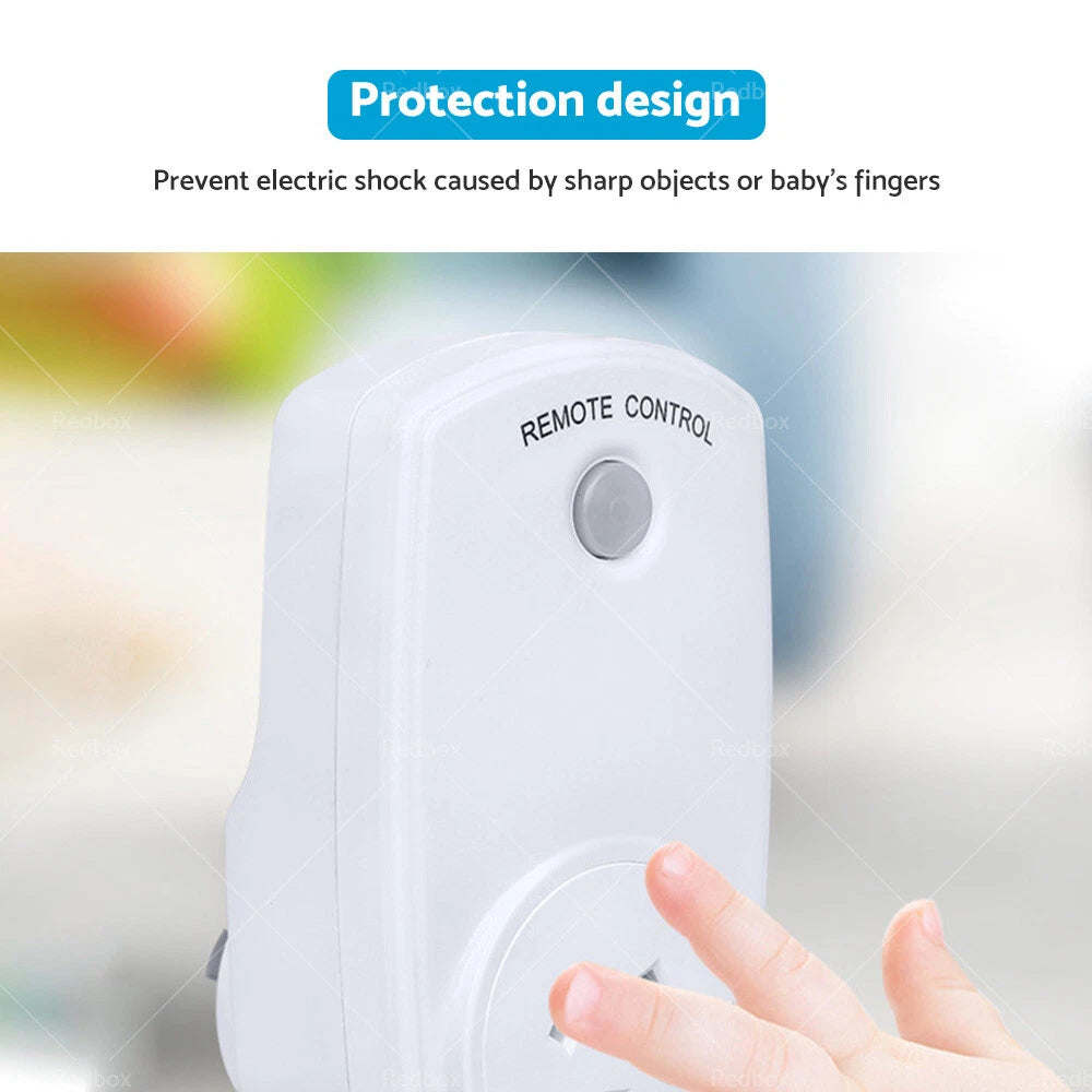 Wireless Power Switch Mains Socket & Remote Controller AU Plug 1 x 5 Pack