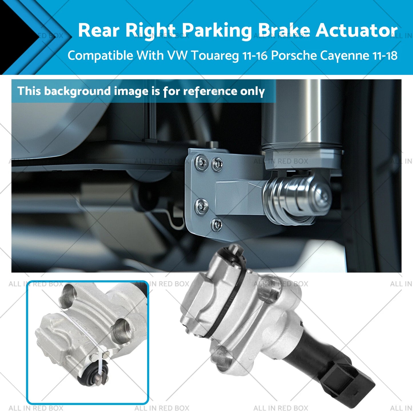 Rear Right Parking Brake Actuator for VW Touareg, Cayenne (2011-2018)