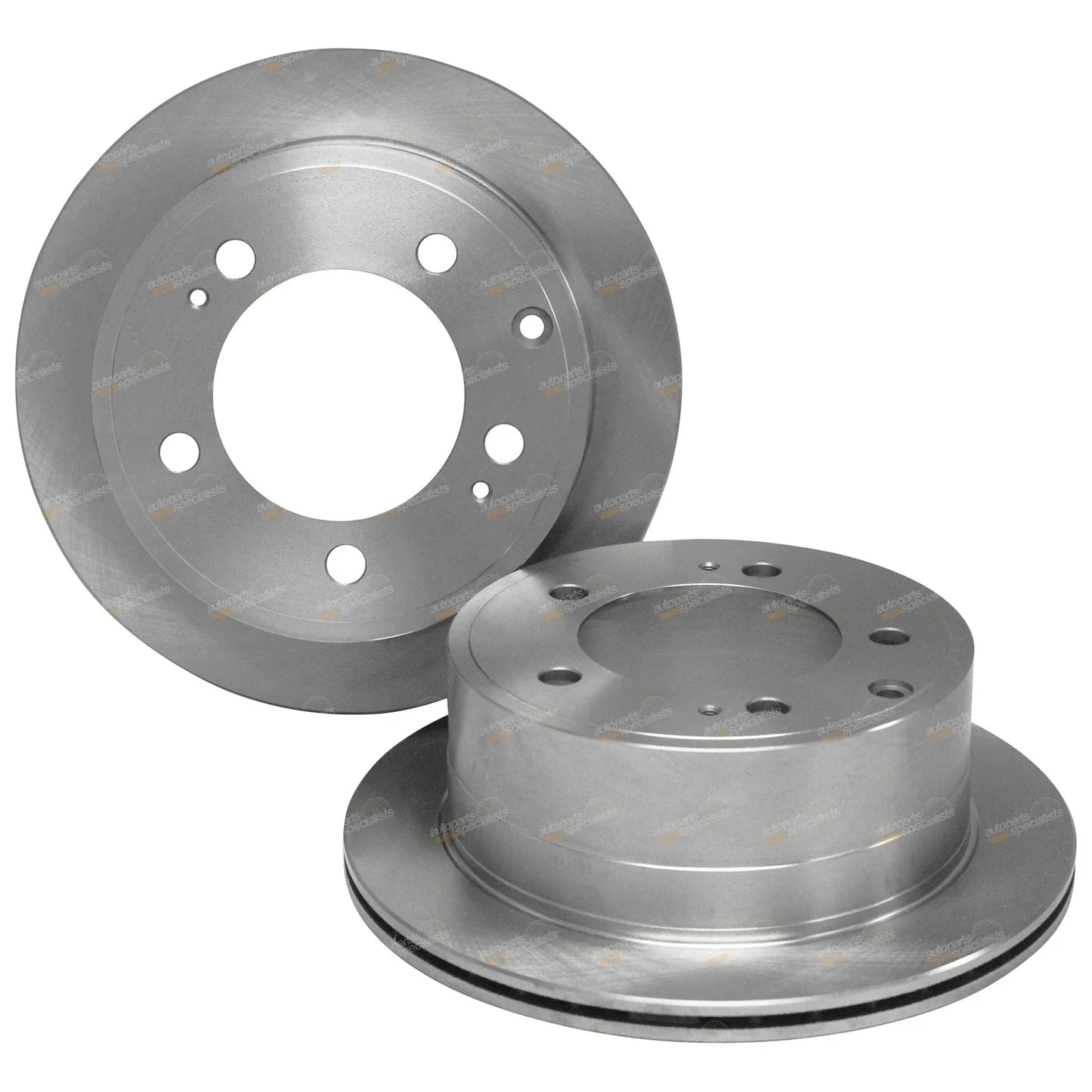 2 x Rear Disc Brake Rotors for Toyota Landcruiser VDJ76 VDJ78 VDJ79 (2007–2013)