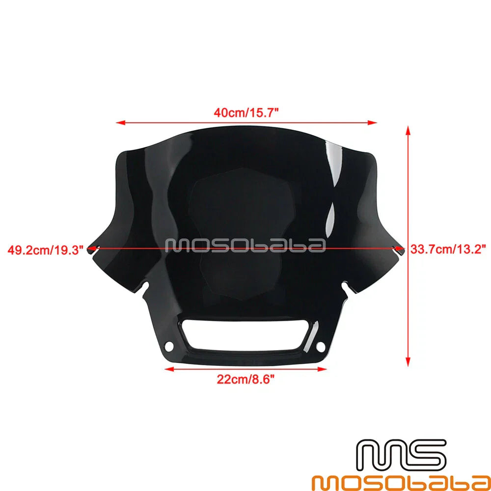 9" Front Windshield Cover for Harley Softail Low Rider ST/El Diablo (2022-2023)
