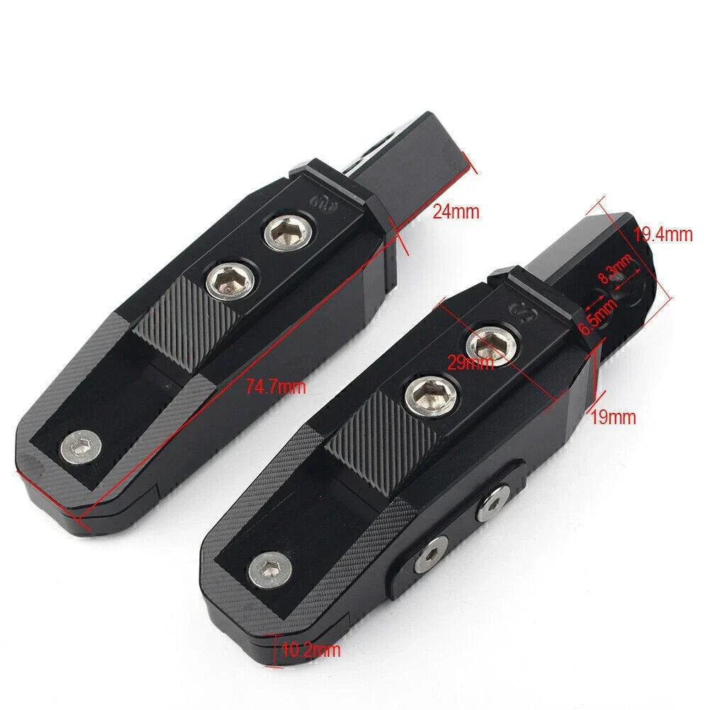 Rear Footrests Pegs for Suzuki GSXR600/750/1300 Hayabusa (2001-2023)