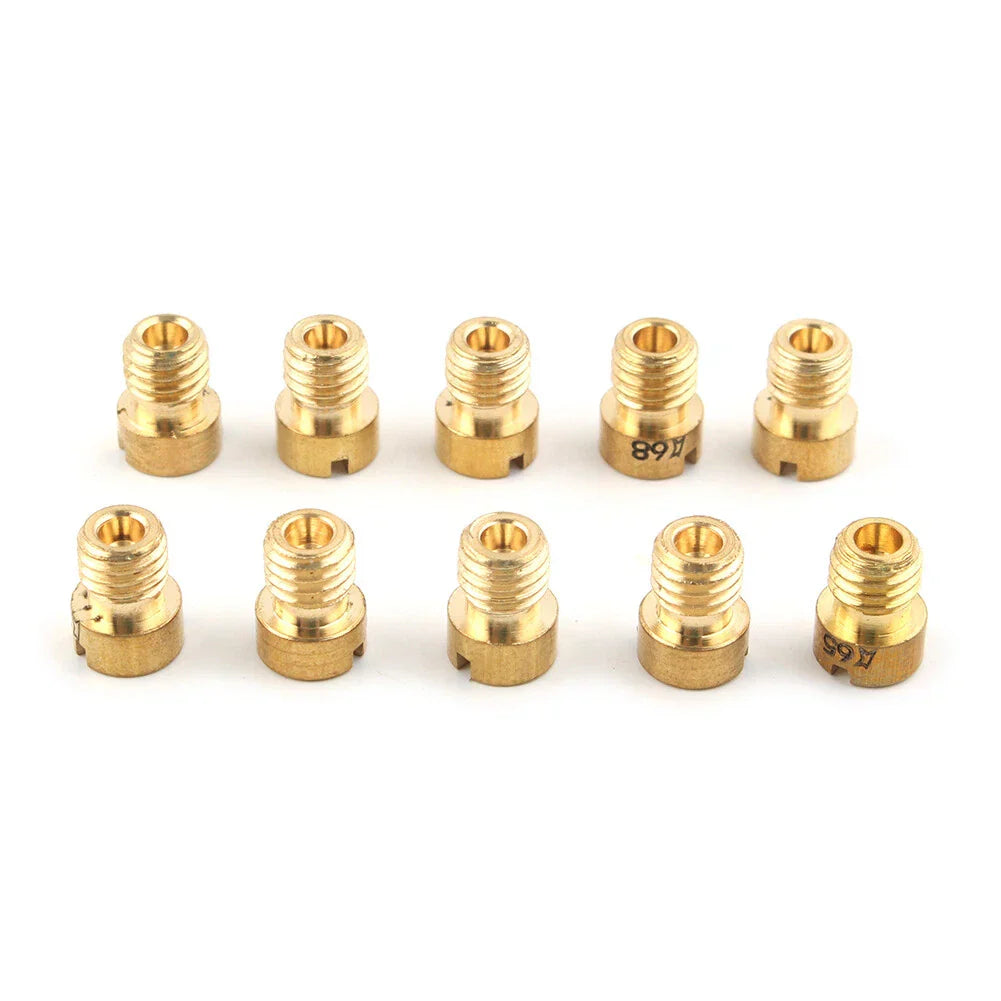10x Main Jets Carburetor for PWK OKO CVK NSR KSR Injector Nozzle