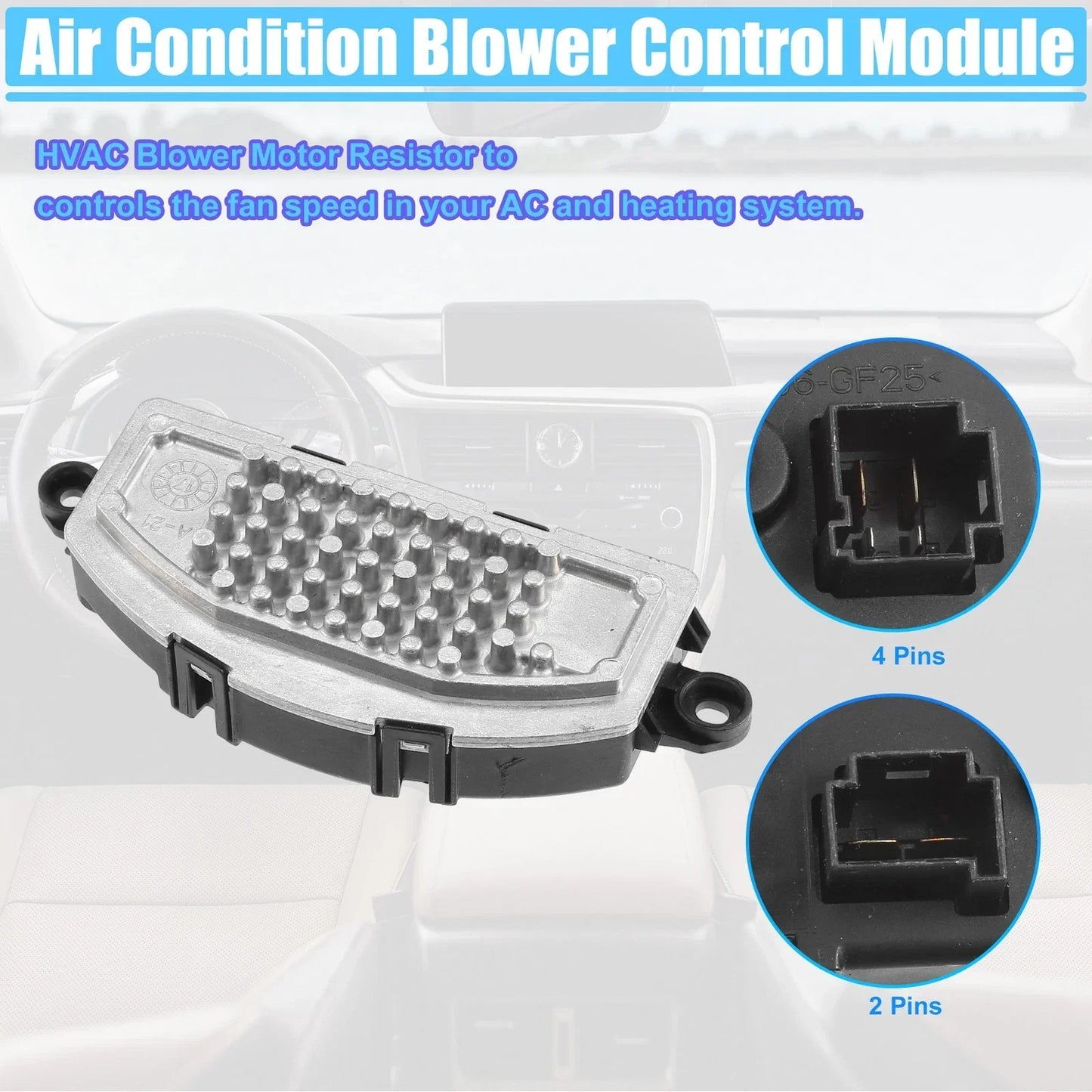 HVAC Heater Blower Motor Resistor for BMW X1 (2016 - 2022)