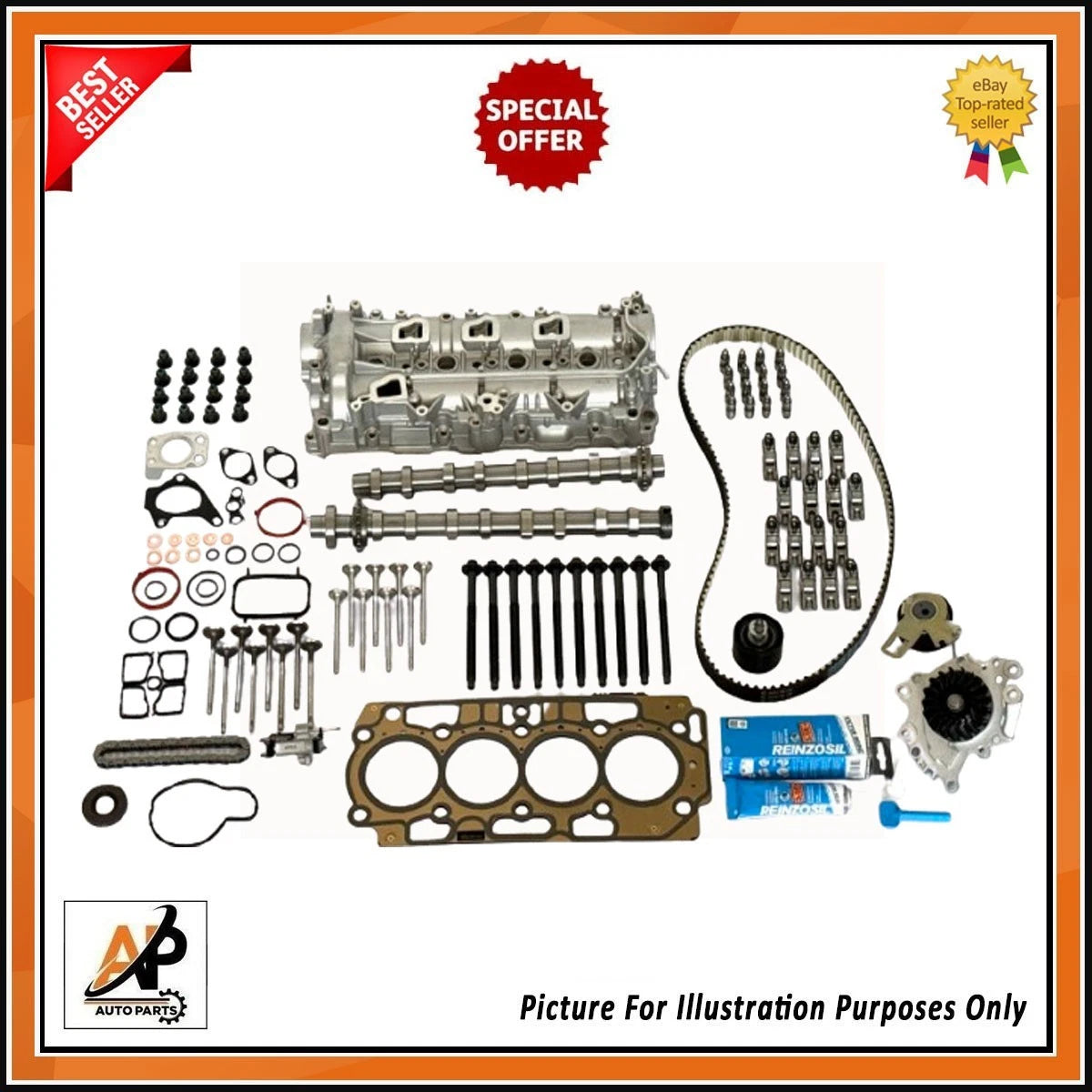 Camshaft Housing Kit 22 Teeth 8mm for Peugeot 1.5 BlueHDi (2014–2020)