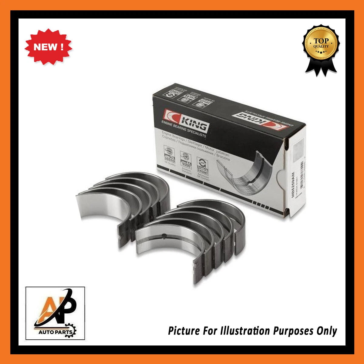 Crankshaft Bearing Set Replacement for DS 1.6 (2010–2020)