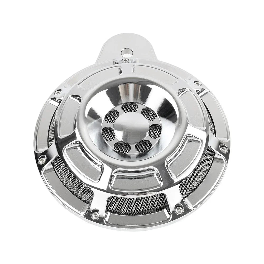 Horn Speaker Cover for Harley Sportster Dyna Big Twin 1991-2023 Chrome