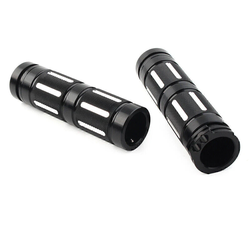 CNC 1" Motorcycle Handlebar Hand Grips for Harley Dyna Wide Glide EFI