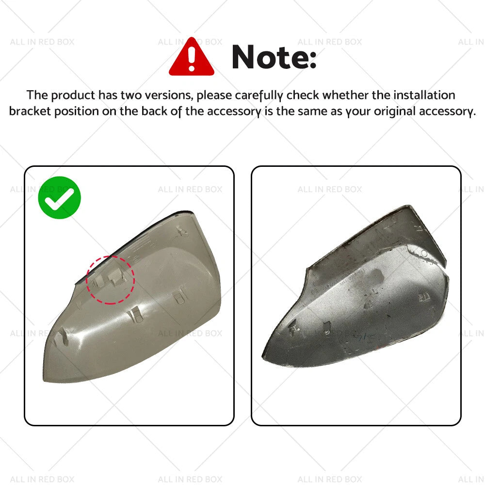 Silver Right Mirror Cover Cap for Toyota Corolla (2012-2018)