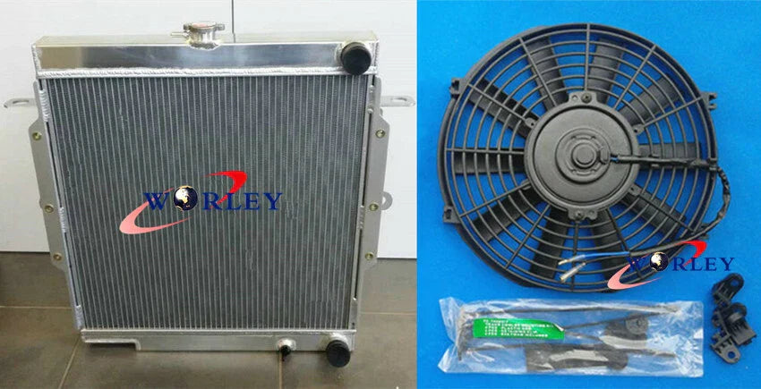 Aluminum Radiator & Fan Shroud for Land Cruiser 75 Series (1984-1998)