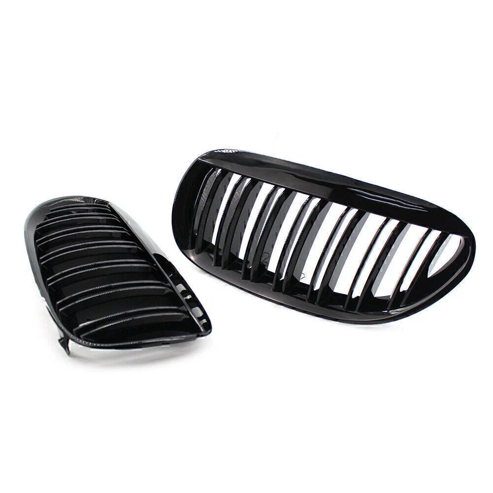 1 Pair ABS Front Kidney Grille for BMW E63 E64 650i M6 (2004-2010)