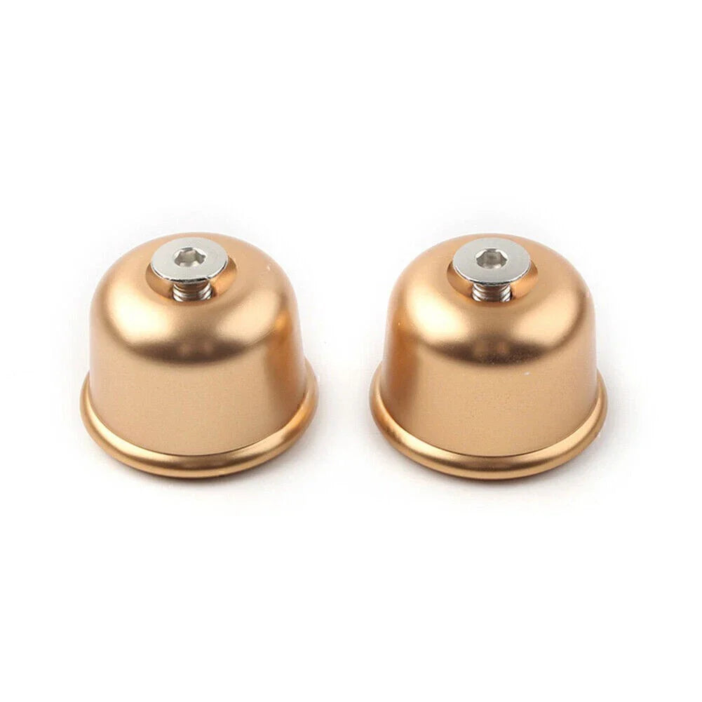 Gold Handle Bar Ends Caps for Triumph STREET/SPEED TWIN T120 (2016-2020)