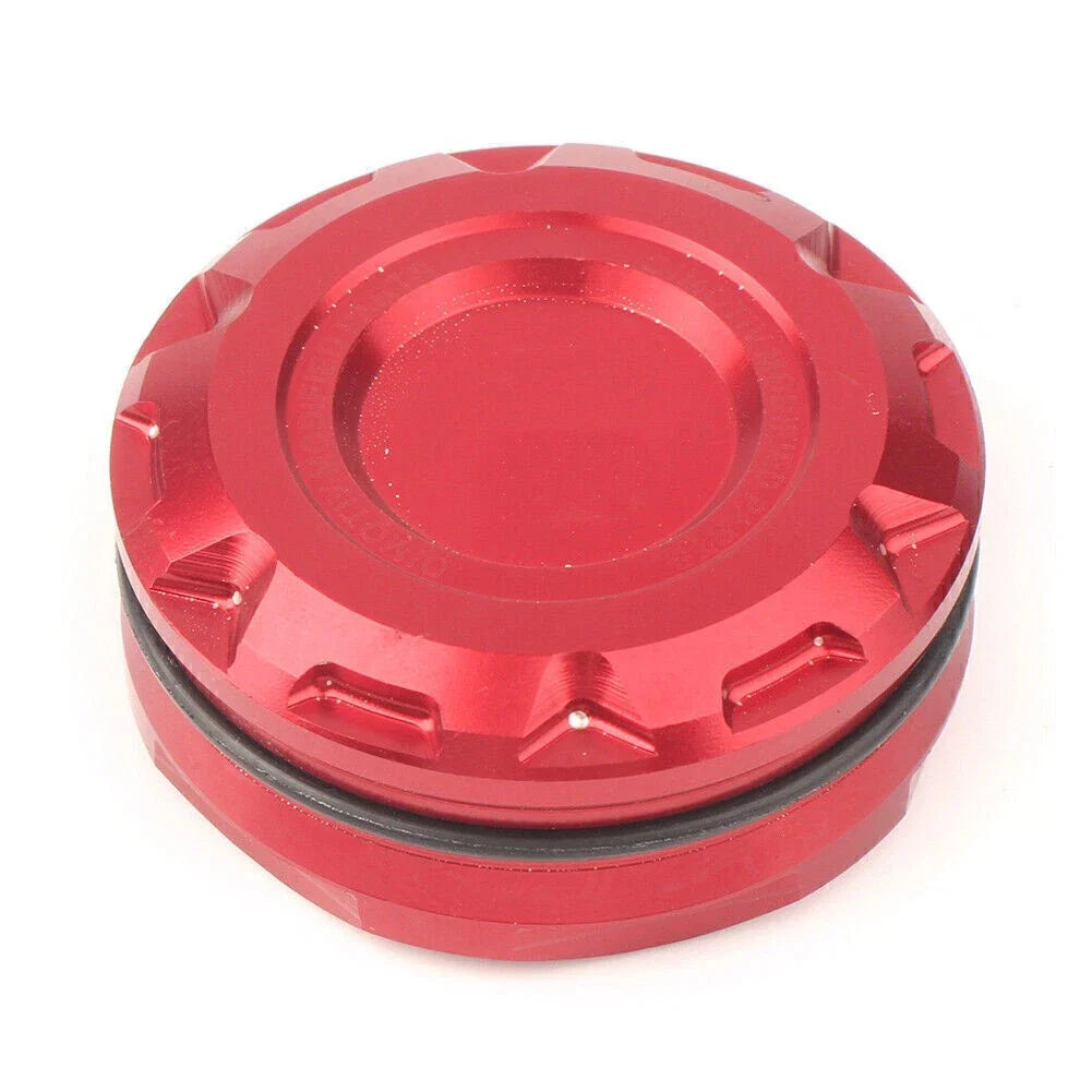 37MM CNC Rear Brake Fluid Reservoir Guard for Kawasaki Yamaha Suzuki Honda Red