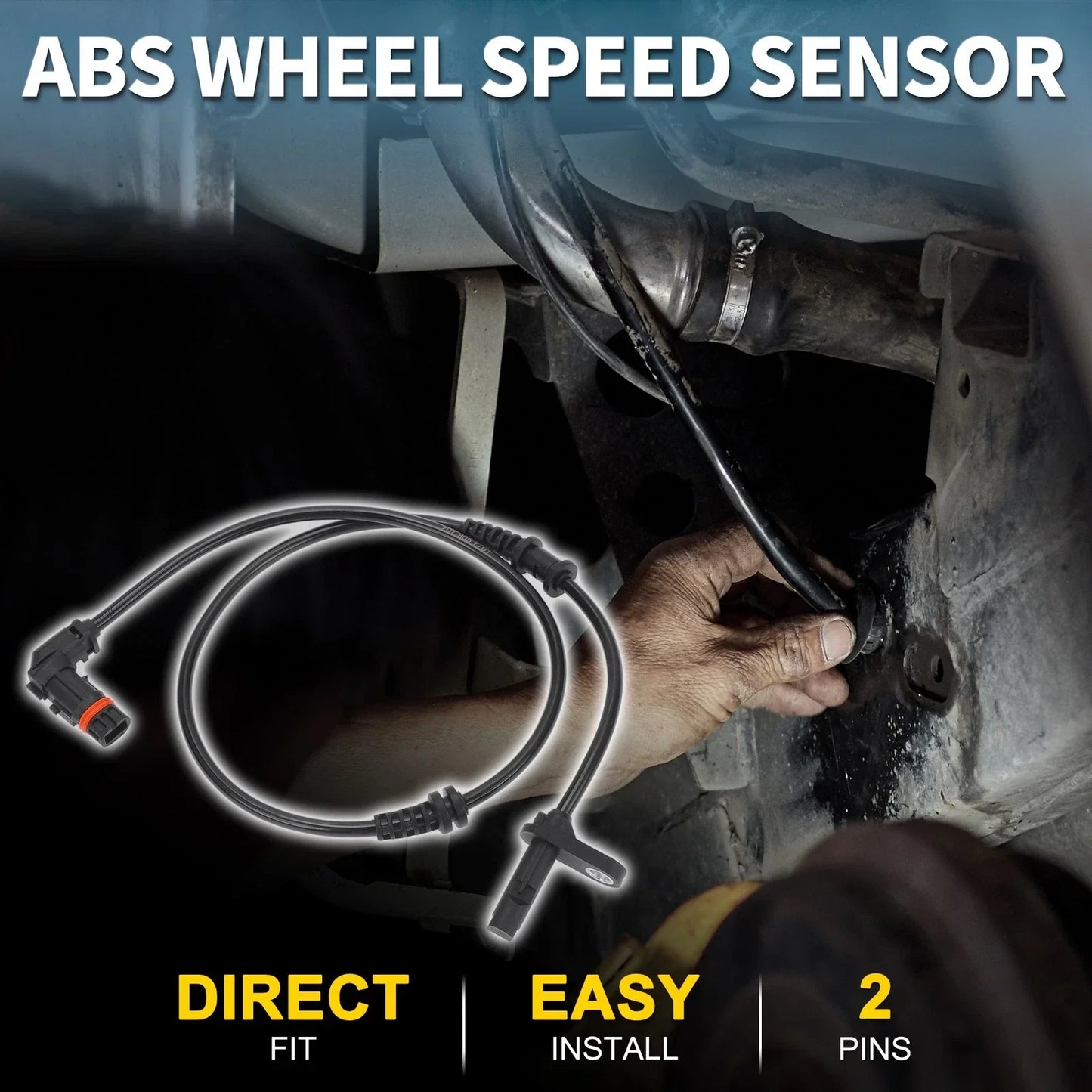 Front Left ABS Wheel Speed Sensor for Mercedes-Benz E550 (2007-2016)