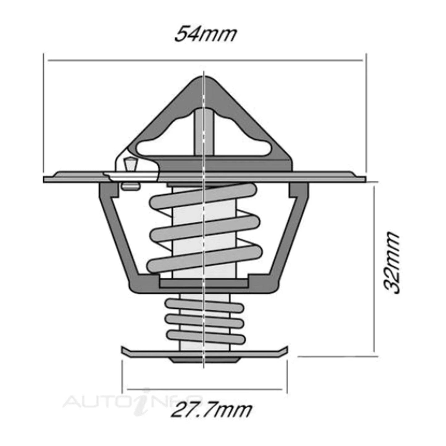 Thermostat for Nissan X-Trail T30 T31 T32 4cyl 2.5L QR25DE 2001~2019