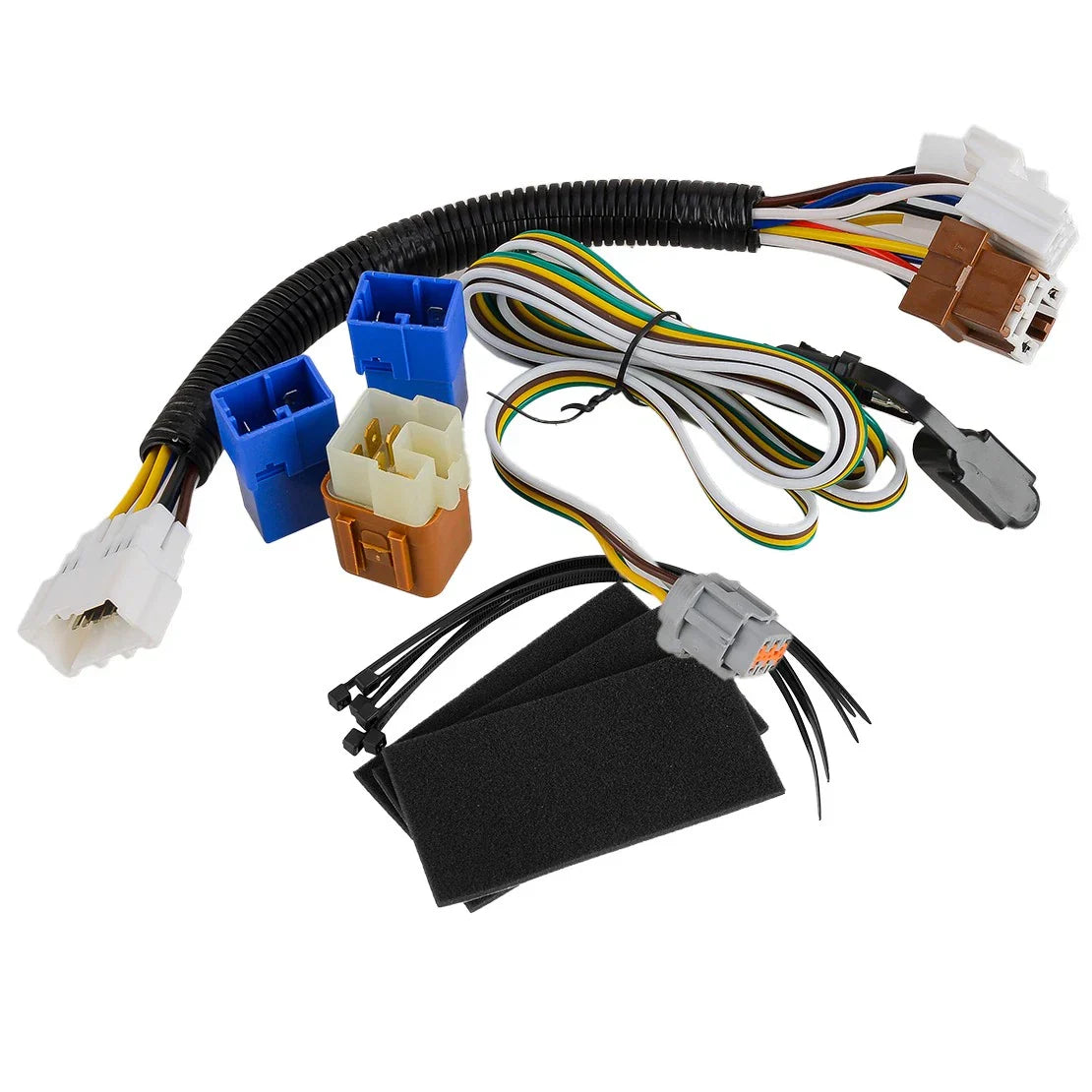 4-Way Trailer Wiring Harness for Nissan Frontier, Pathfinder, Xterra (2005-2023)