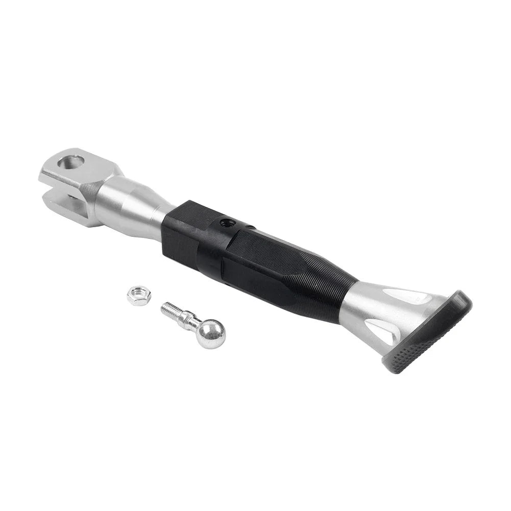 Universal Adjustable Kickstand Foot for Silver Motorcycle