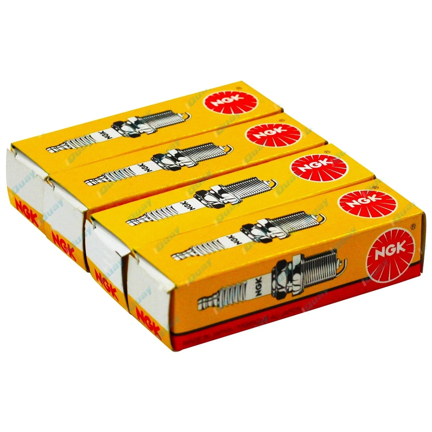 Set of 4 NGK Spark Plugs 4cyl for Toyota Liteace YM21 1.8L 2Y 1983~1985 Engine