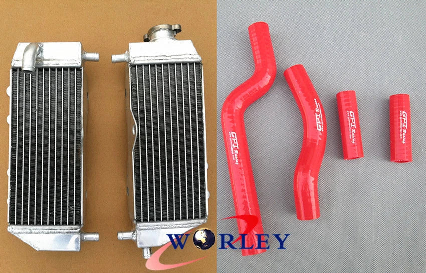 Aluminum Radiator & Hose for Yamaha YZ250 2-Stroke (2002-2013)