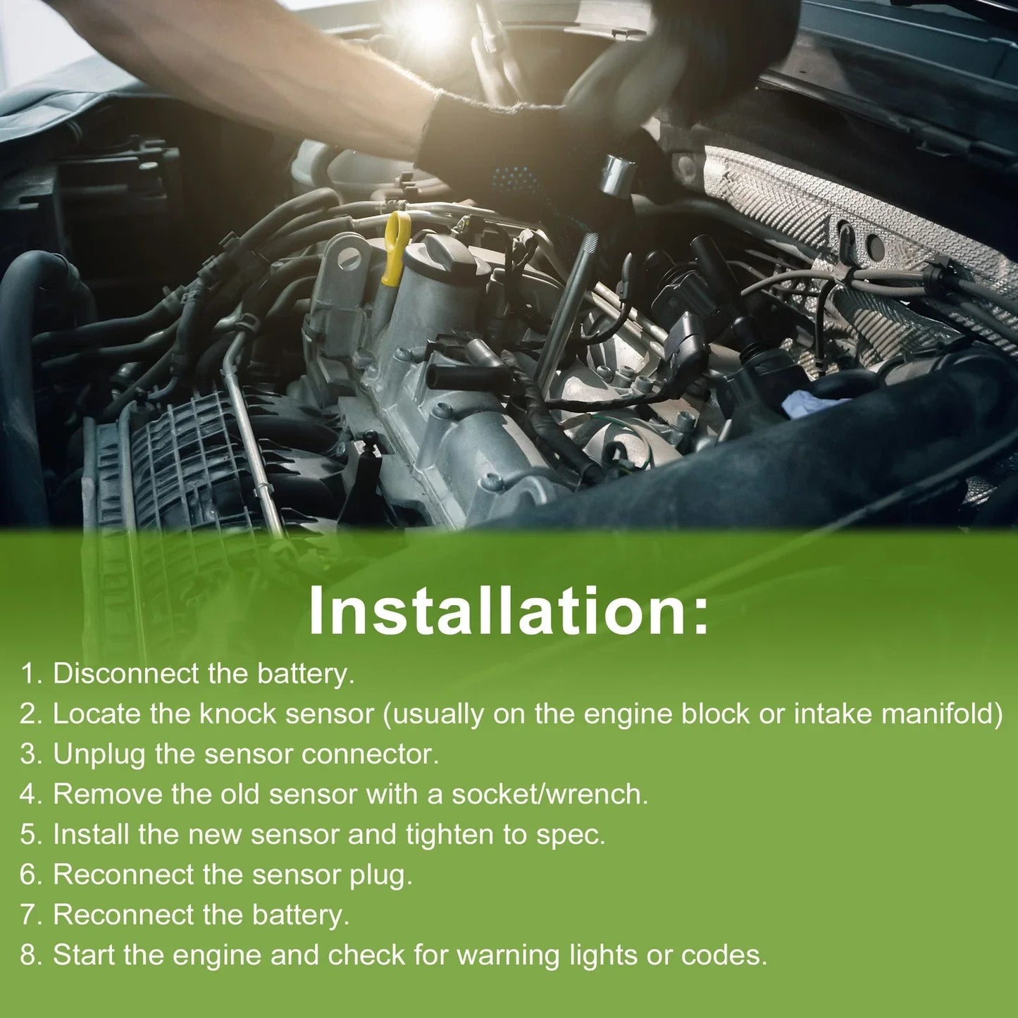 Ignition Knock Detonation Sensor for Honda Accord (2005-2007)