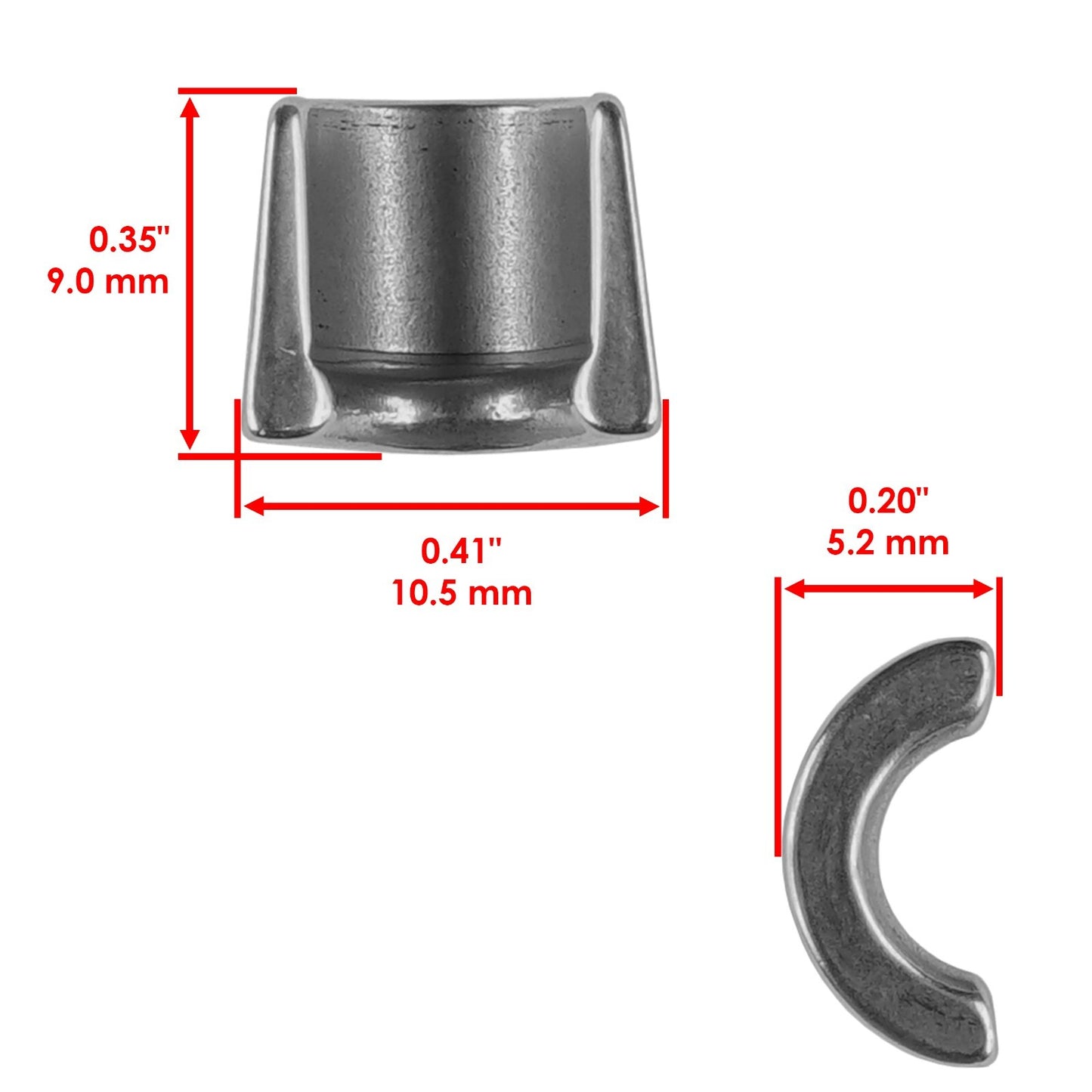 Caltric Intake Valve Kit Replacement for Cub Cadet Enforcer 48 54 (LZ-60KH) (2005–2015)