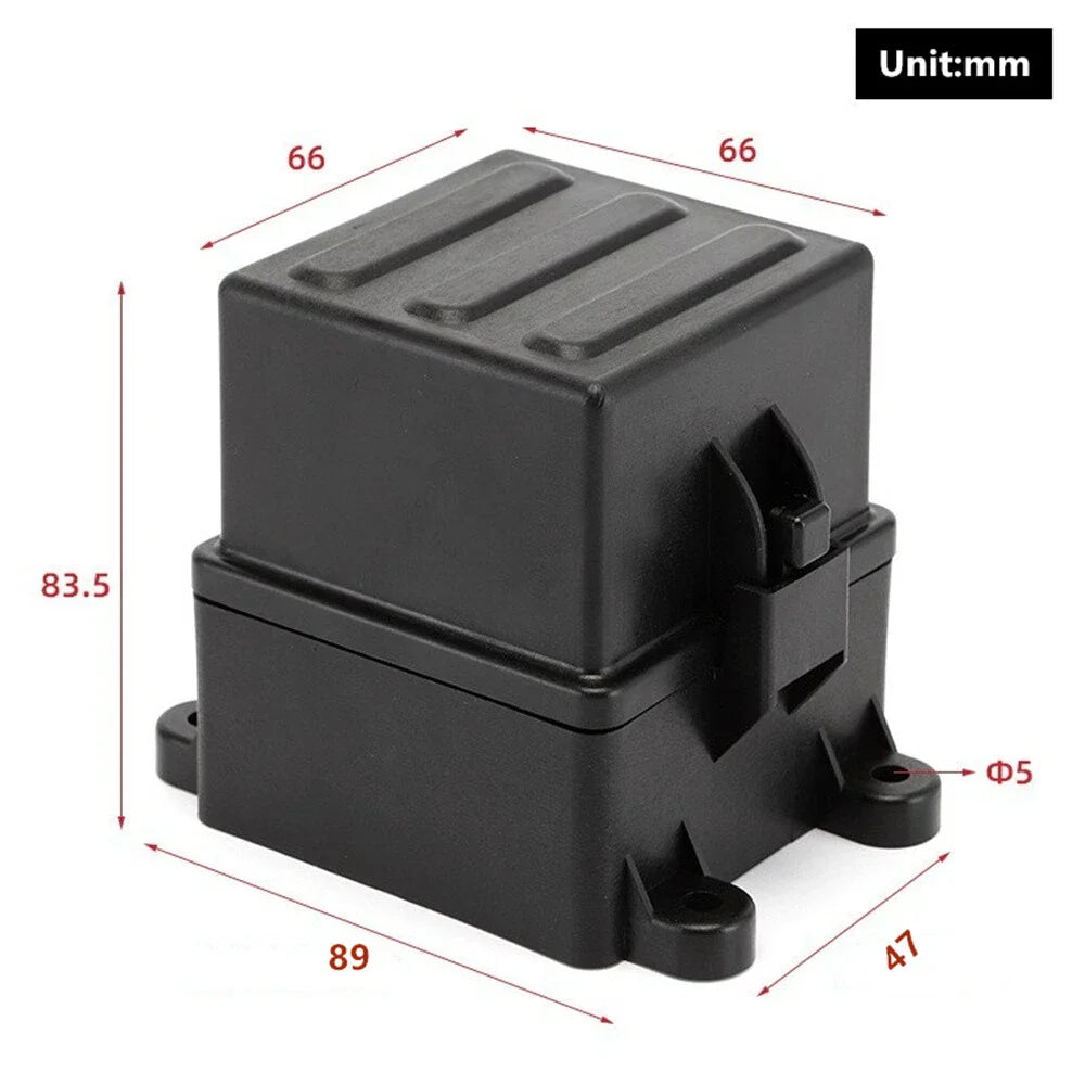 12V 3-Way Fuse Relay Box with 5-Pin 40A Relays for Car Truck Accessories