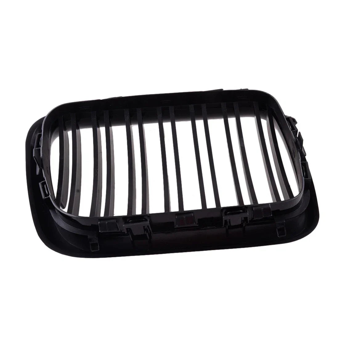 Gloss Black Double Line Front Kidney Grills for BMW E36 M3 (1996-1999)