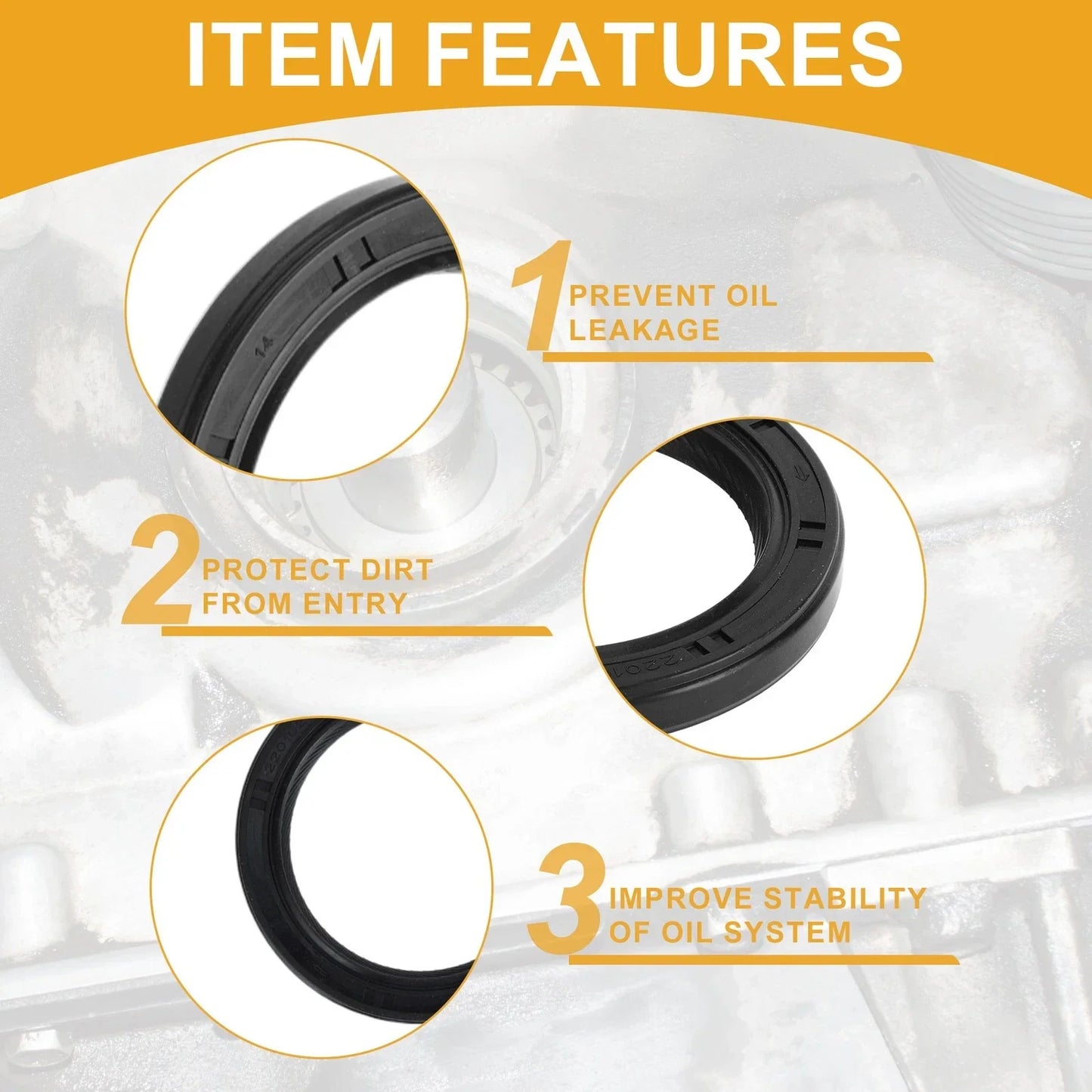 Front Crankshaft Oil Seal for Honda CR-V (2002-2005)