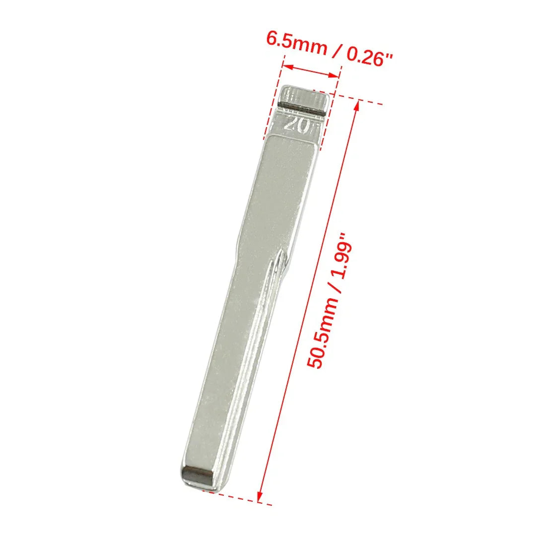 5 x Metal Car Flip Remote Folding Key Blades for Mercedes Benz C E Series