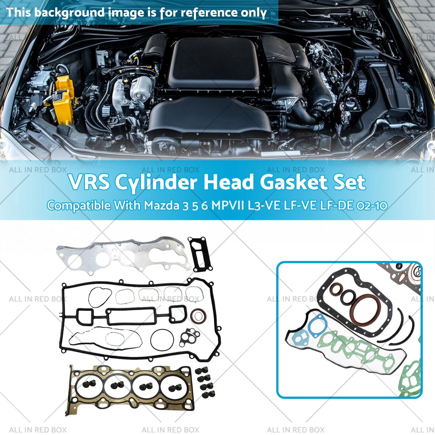 Cylinder Head Gasket Set for Mazda 3 5 6 MPVII (2002-2010)