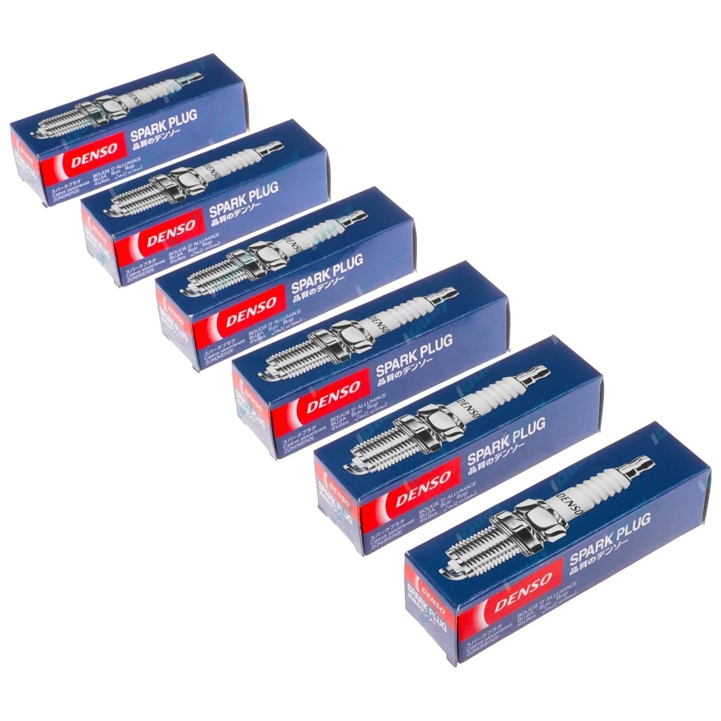 Nickel Spark Plugs Set of 6 for Toyota Landcruiser FJ75 (1985-1992)