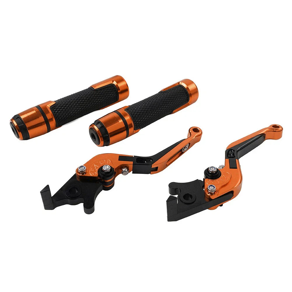 Orange Extendable Brake Clutch Lever for Honda CB599 CB600 CB919 (2000-2007)