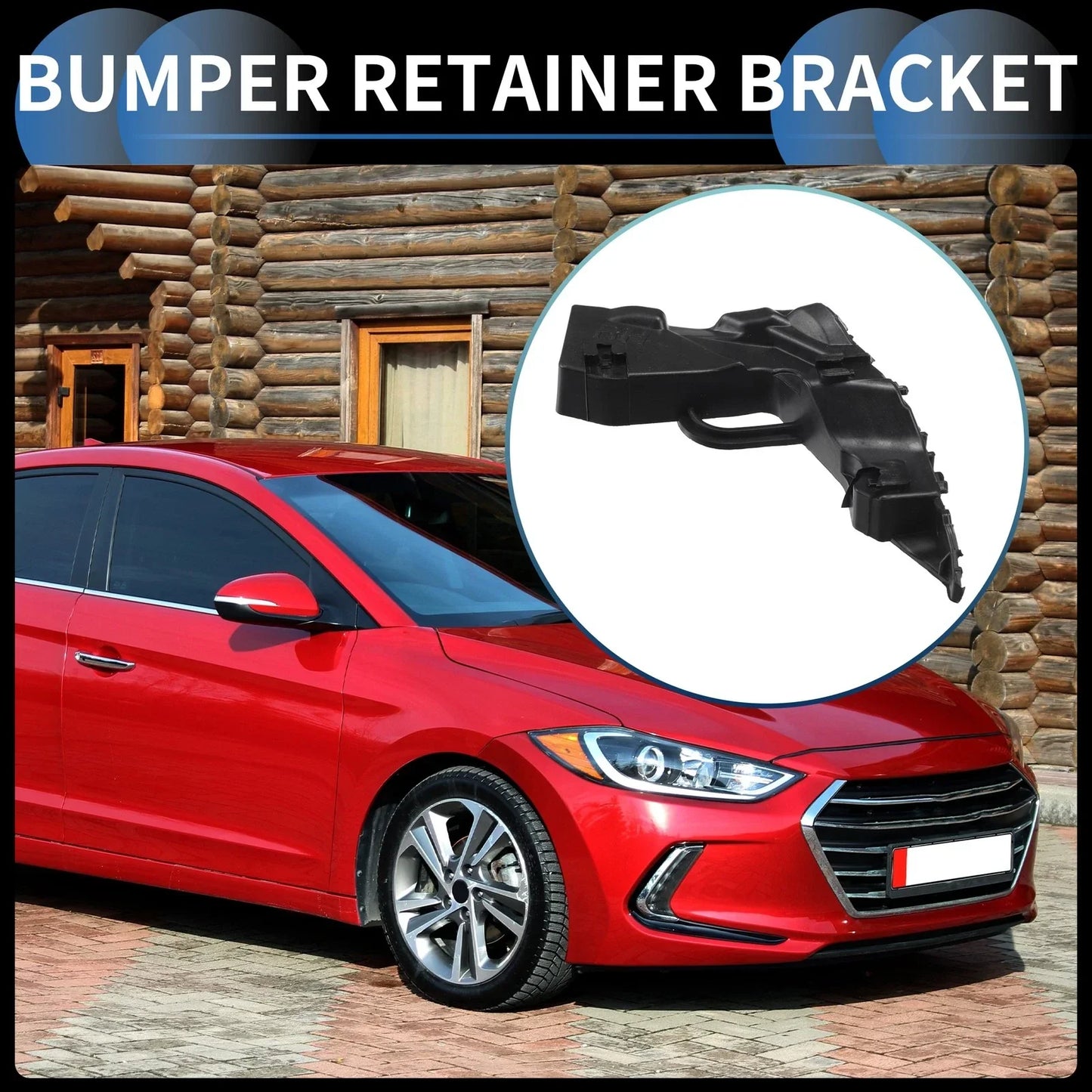 Right Front Bumper Retainer Bracket for Hyundai Elantra (2017-2018)