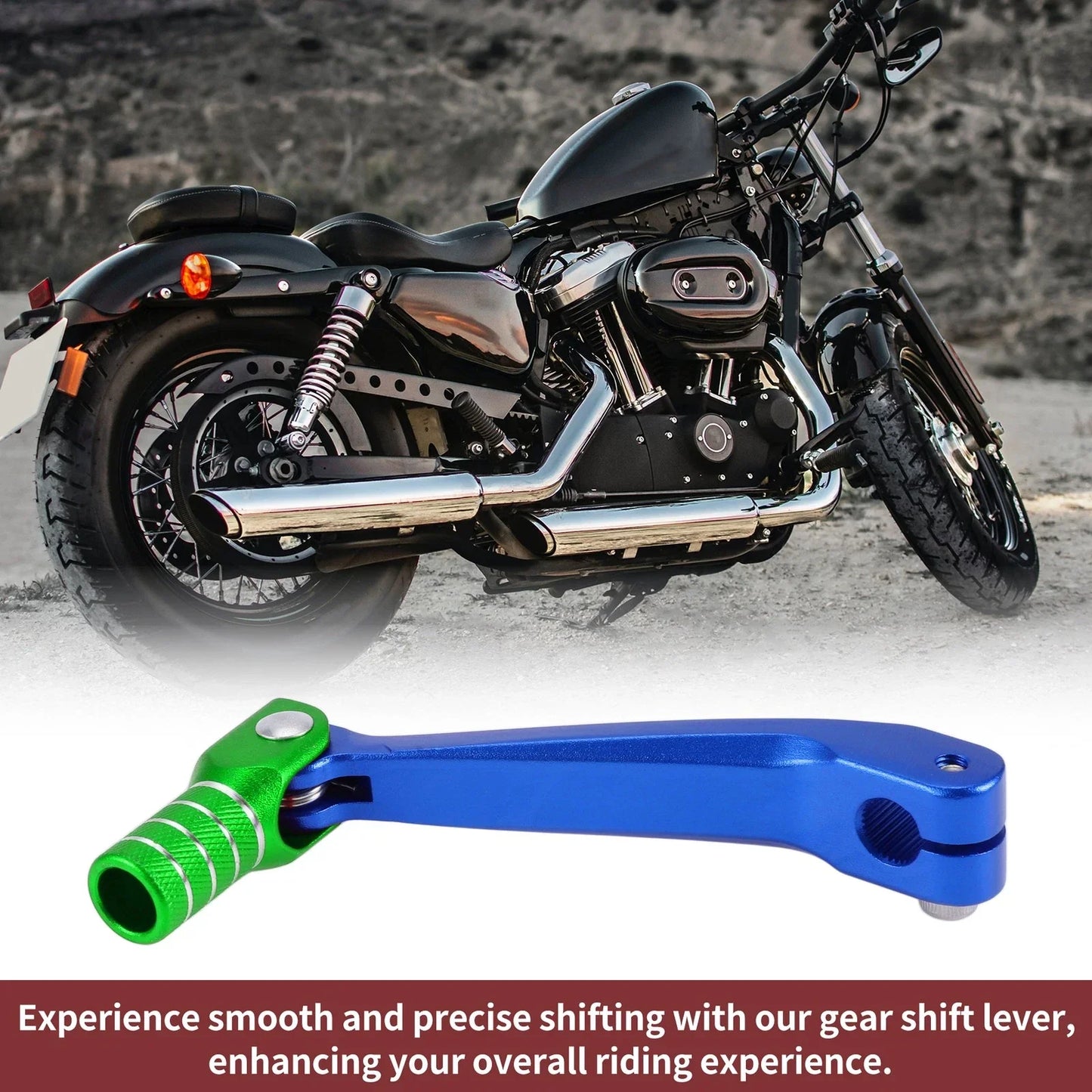 Gear Shift Lever for Honda CRF150F 2003-2017 - Blue Green Silver Tone