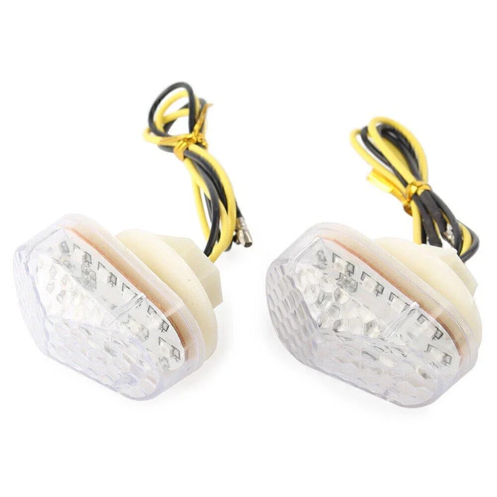 Flush Mount Turn Signal Light 12 SMD LED for Kawasaki Ninja ZX6R ZX9R