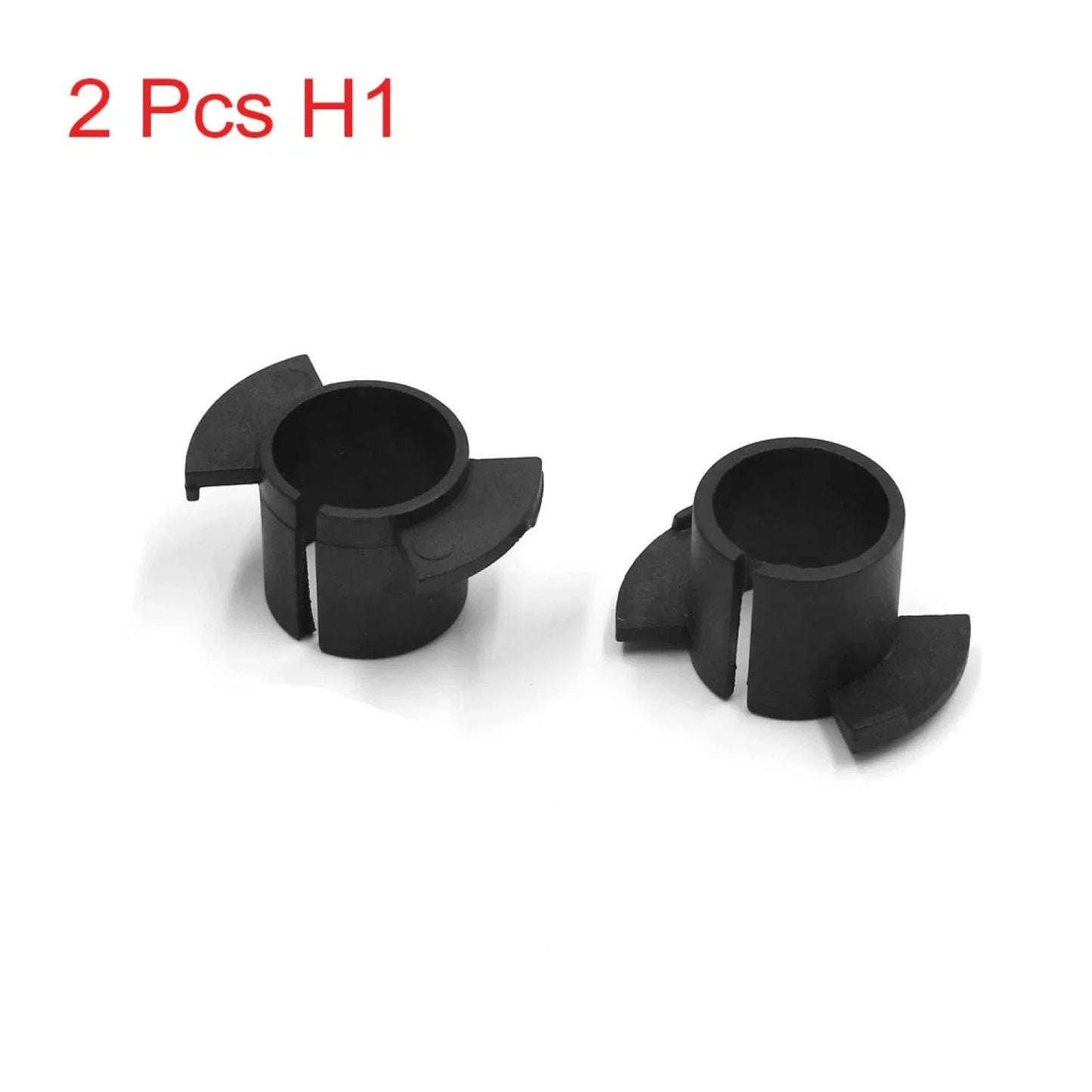 2 x Black H1 Xenon Headlamp Light Clip Adapters for Honda Odyssey (2005-2010)