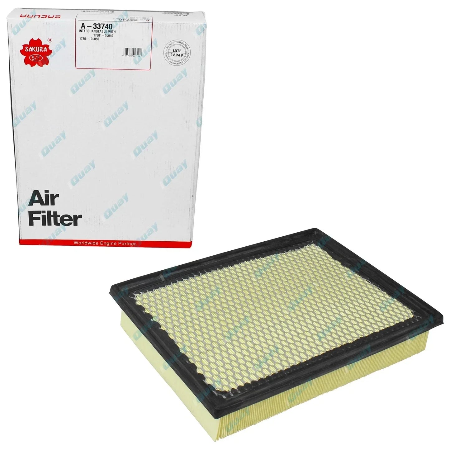 Air Filter Cleaner for Toyota Hilux GGN120 V6 1GR-FE 4.0L Engine (2015-2017)