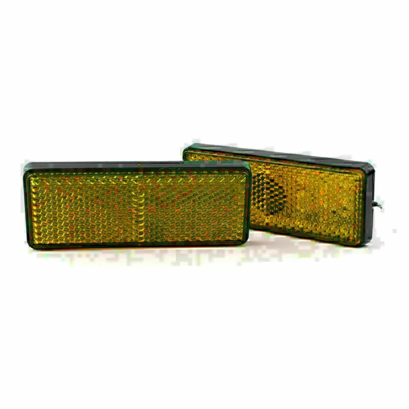 Universal Rectangle Reflector Turn Signal Tail Brake Lights