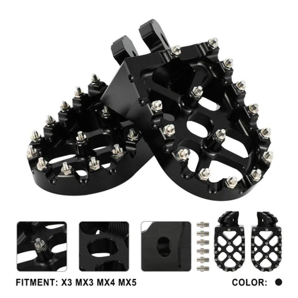 Aluminium Alloy Footpegs for Talaria X3 MX3 MX4 MX5 (2021-2023)