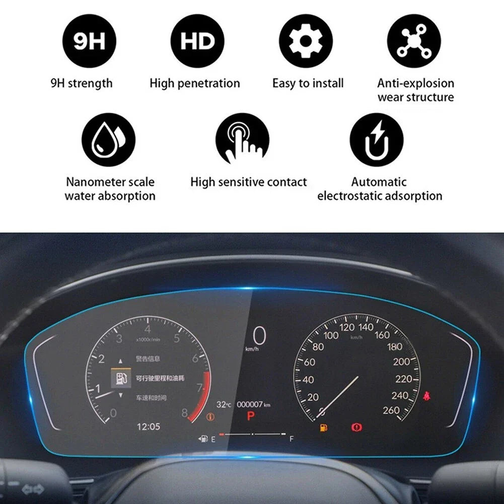 1pcs Dash Screen Protector Ultra Clear Anti Glare for Honda Civic (2022–2023)