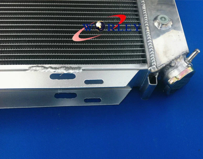Aluminum Radiator & Fan for Ford Mustang 2.3L/I4 5.0L/V8 (1979-1993)