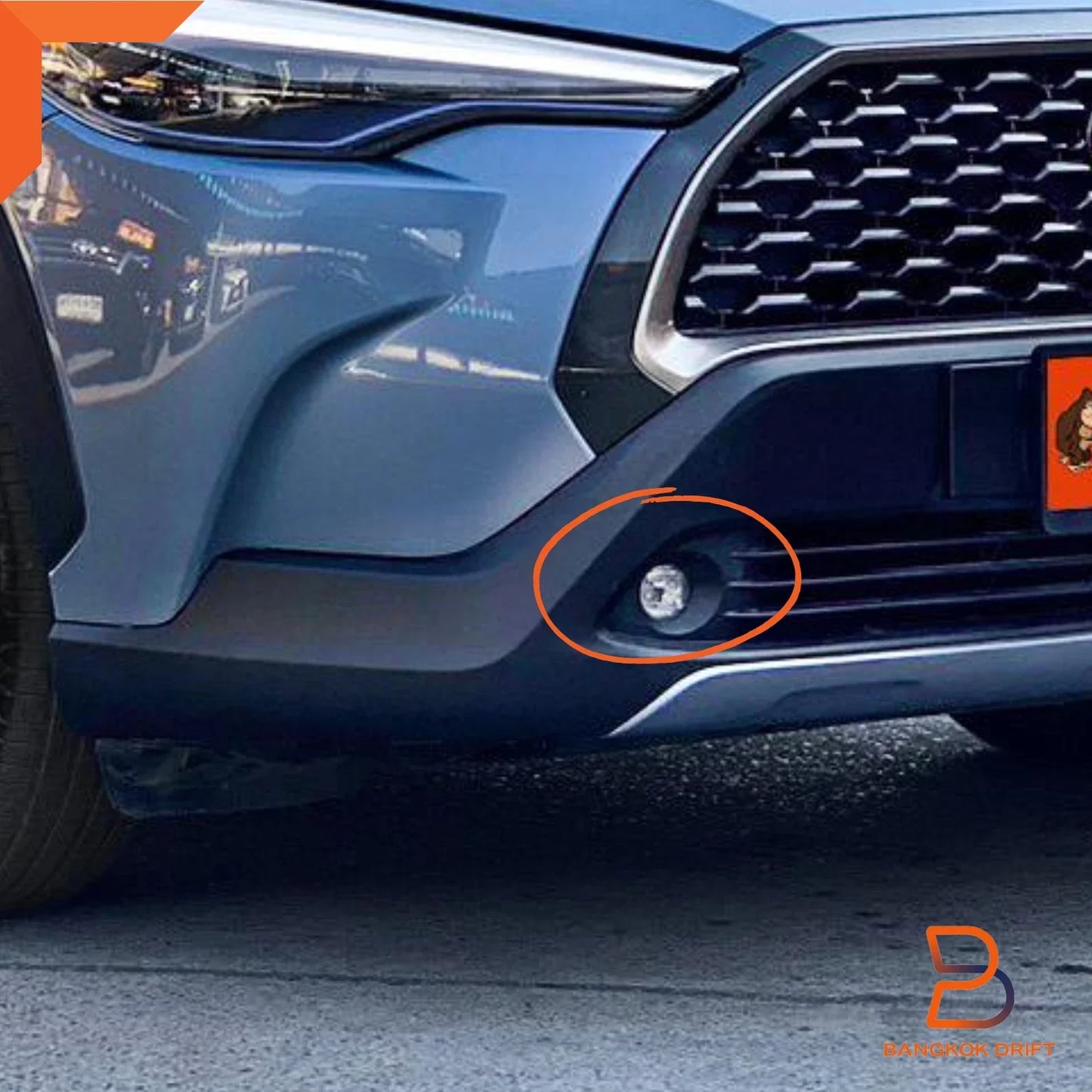 SAE Fog Lamp Spot Light for Toyota Corolla Cross SUV (2022-2024)