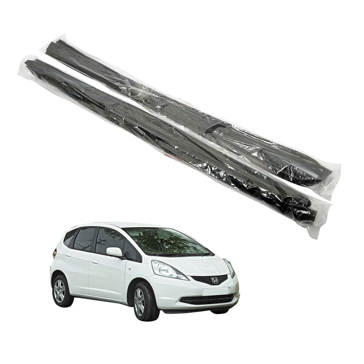 Front Door Glass Run Channel for Honda Fit Jazz 5D 2009-2013