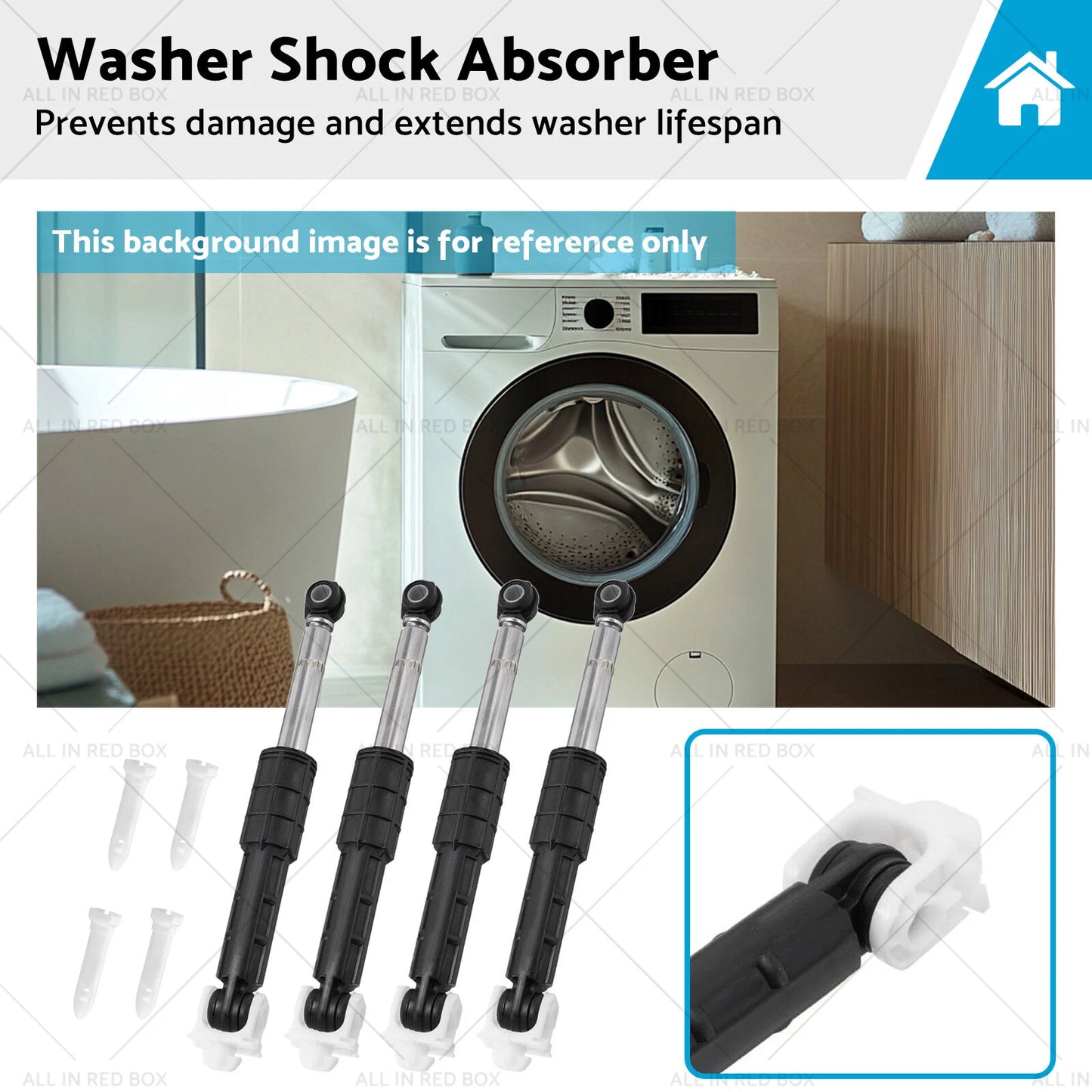 Washer Shock for GE WH01X20826 (Compatible with AP5982139, PS11701130)