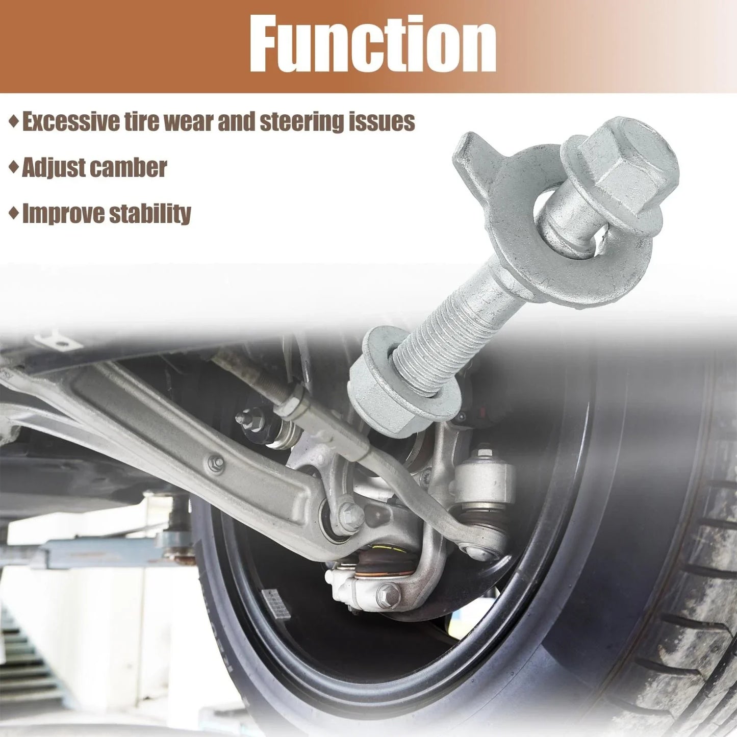Alignment Camber Caster Adjusting Bolts for Dodge Sprinter 3500 & Buick