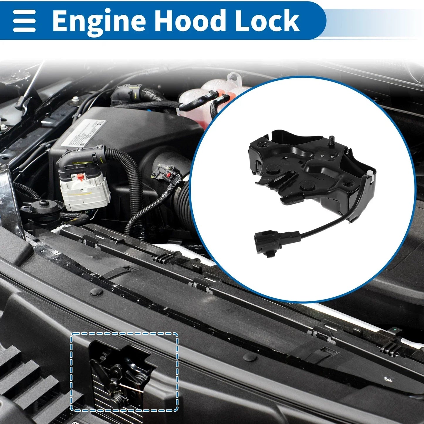 Hood Latch Assembly for Lexus RX330 (2004-2006) - 1 x Quality Replacement
